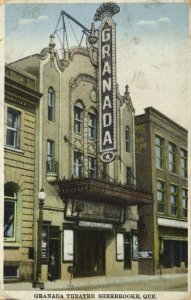 canada, SHERBROOKE, Granada Theatre (1920s) Postcard