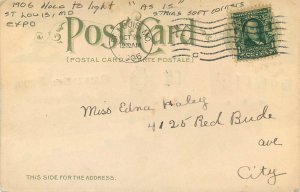 Postcard Missouri Hold to Light Exposition Transportation Building 22-13743