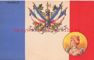 France, Flag, Coat of Arms