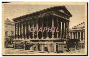 Old Postcard Nimes La Maison Carree