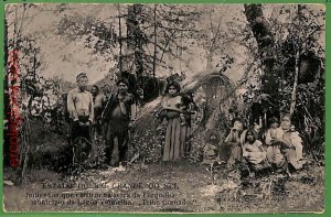ah2782- BRAZIL - VINTAGE POSTCARD Postal Antigua - Indios ETHNIC , Rio Grande