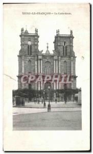 Old Postcard Vitry Le Francois La Cathedrale