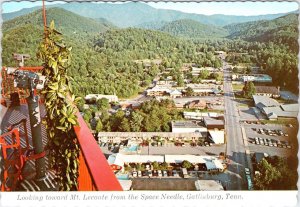 Gatlinburg, TN Tennessee  STREET SCENE & MOTELS  Bird's Eye View 4X6 Postcard