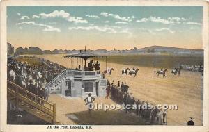 At the Post Latonia, KY , USA Horse Racing Unused 