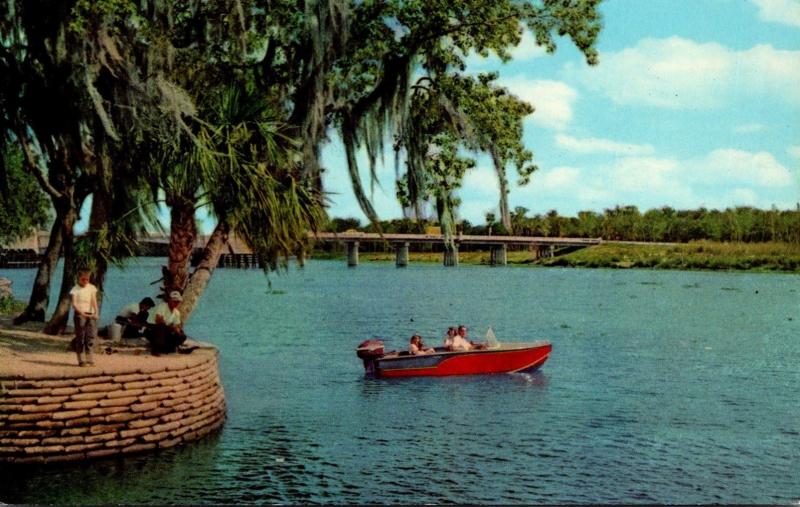 Florida Deland New Whitehair Bridge From Wayside Park