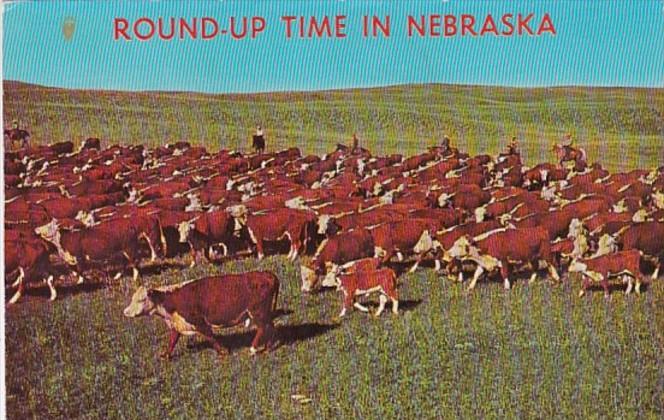 Nebraska Greetings With Round Up Time 1974