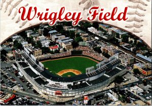 Wrigley Field Chicago Cubs Stadium Continental Modern Postcard Unused CB16