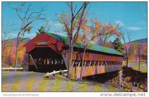 The Jackson Covered Bridge Crosses The Ellis River With An Overall Span Of 13...