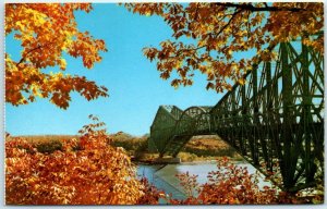 Postcard - The Quebec Bridge seen from the Aquarium - Quebec, Canada 