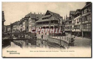 Strassburg Old Postcard View to the tanneries