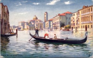 Postcard Italy Venice Tuck 7037 - On the Grand Canal