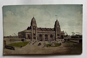 Vintage Postcard New Union Station Worcester, Massachusetts 1909 K5