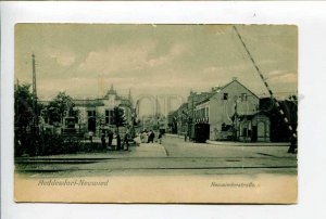 424141 GERMANY 1907 year Heddesdorf-Neuwied railway Neuwiederstrasse RPPC