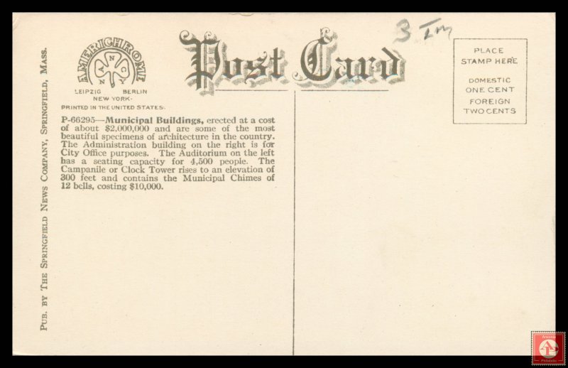 Municipal Building, Springfield, Mass