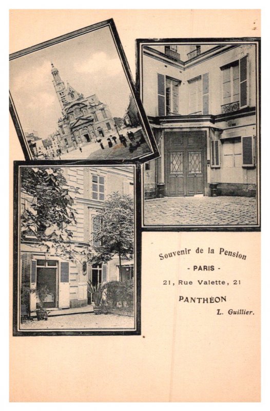 Paris   Pension Pantheon 21 Rue valette