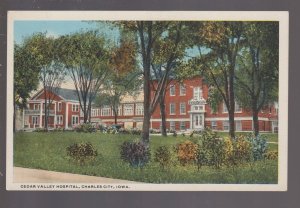 Charles City IOWA c1940s CEDAR VALLEY HOSPITAL Advertising IA