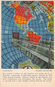 Mapparium Western Hemisphere Space Unused 