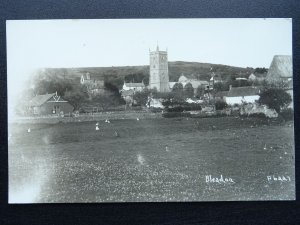 Somerset Bristol BLEADON Village & Church c1930s RP Postcard