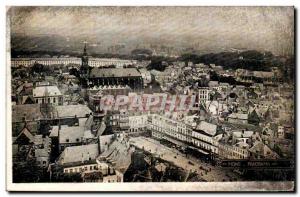 Belgie Belgium Old Postcard Mons panorama