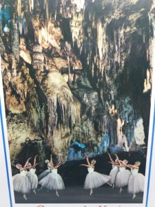 The Paris Tour Ballet Cuevas De Nerja Malaga Vintage Postcard