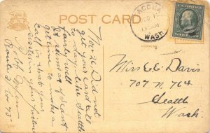 TACOMA WASHINGTON~CARNIVAL OF NATIONS-JULY 2-5 FEDERAL BUILDING  POSTCARD