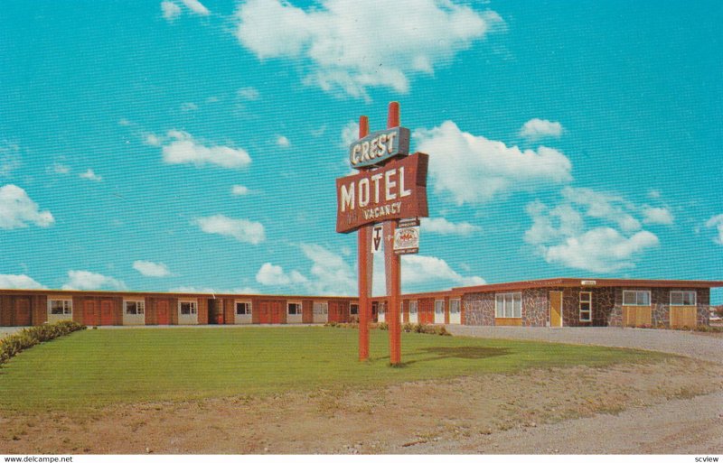 LETHBRIDGE, Alberta, Canada, 1940s-Present; Crest Motel