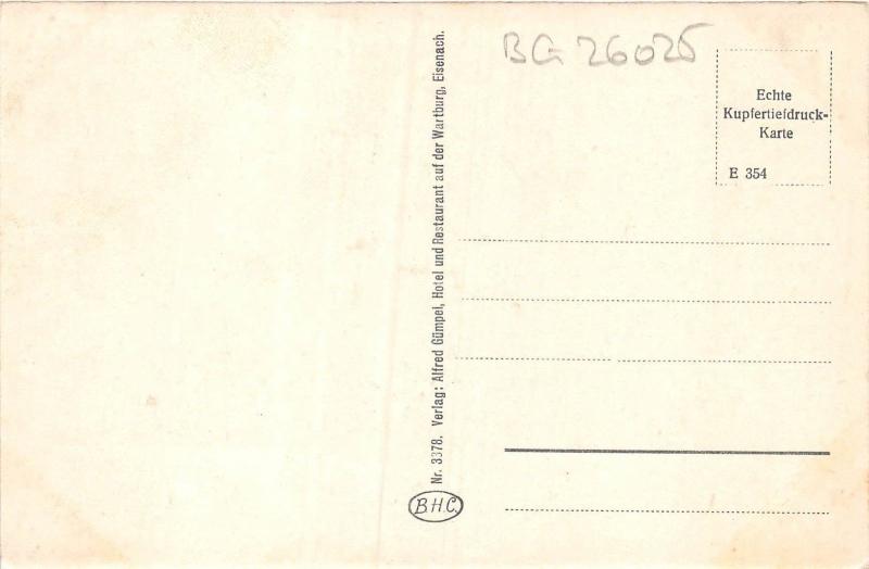 BG26025 eisenach lutherstube germany