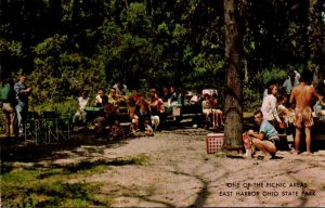 Ohio East Harbor State Park One Of The Picnic Areas 1962