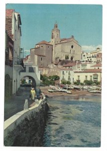 Spain Cadaques Port d'Alguer Catalonia Costa Brava 4X6 Postcard