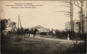 CPA Fresnes-en-woevre - Rue principale et la place (118853)