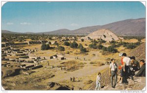 Partial view of Teotihuacan,  Mexico,   40-60s