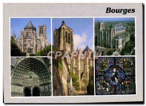 Modern Postcard Bourges Cher Saint Etienne cathedral