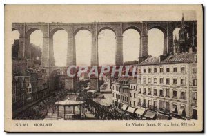 Old Postcard Morlaix Viaduct