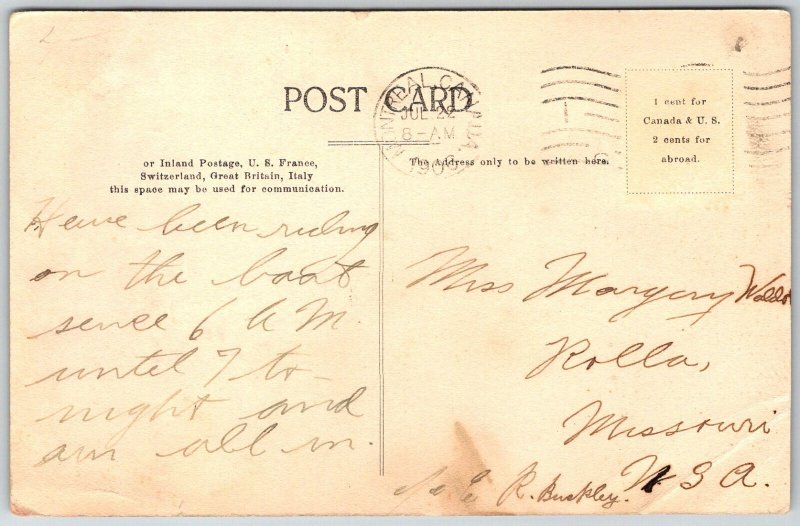 Canada 1906 Postcard Canadian Sport Series Bouncing