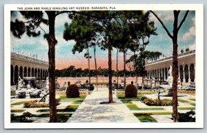 Vintage Florida Postcard - Ringling Brothers Art Museum  Sarasota