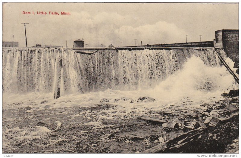LITTLE FALLS, Minnesota, PU-1913; Dam I