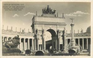 Arch Rising Sun Court of Universe 1915 San Francisco California RPPC 8185