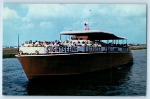 c1960 Wildwood Crest New Jersey NJ Postcard Big Flamingo Diesel Powered Cruiser