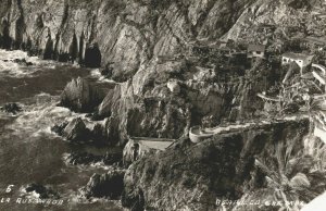 Mexico Acapulco Cliffs Vintage RPPC 08.93