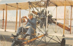 H93/ Aviation Postcard Chrome Airplane Billy Parker Pilot Phillips 66  49