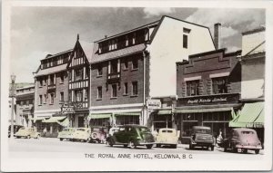 The Royal Anne Hotel Kelowna BC c1953 Gowen Sutton RPPC Postcard E84