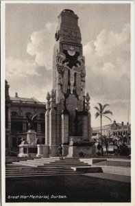 South Africa Great War Memorial Durban Postcard C161