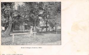 Rose Cottage Geneva Ohio 1905c postcard