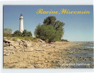 Postcard Wind Point Lighthouse, Racine, Wisconsin