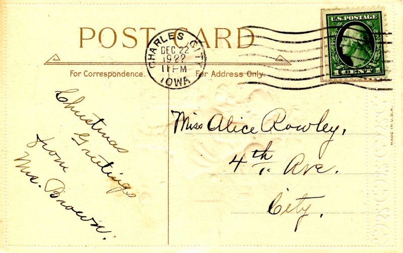 Greeting - Christmas, Santa Claus (Red Suit)