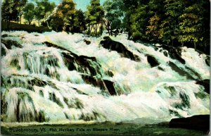 Fish Hatchery Falls Slaepars River St Johnsbury Vermont VT 1909 DB Postcard D12