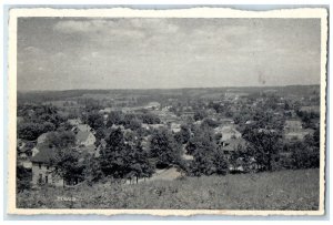 1945 Birds Eye View Charity Hill Knox Oil City Pennsylvania PA Vintage Postcard