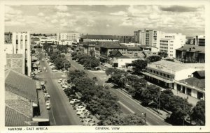 kenya, NAIROBI, General View, Cars (1950s) Skulina Pegas RPPC 