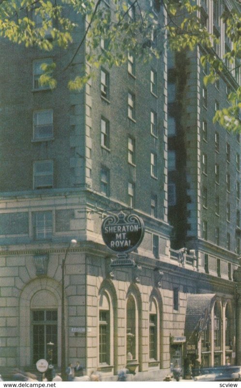 MONTREAL , Quebec , Canada , 1950-60s ;  Sheraton Mt. Royal Hotel