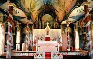 Hawaii Island Of Hawaii The Painted Church Interior